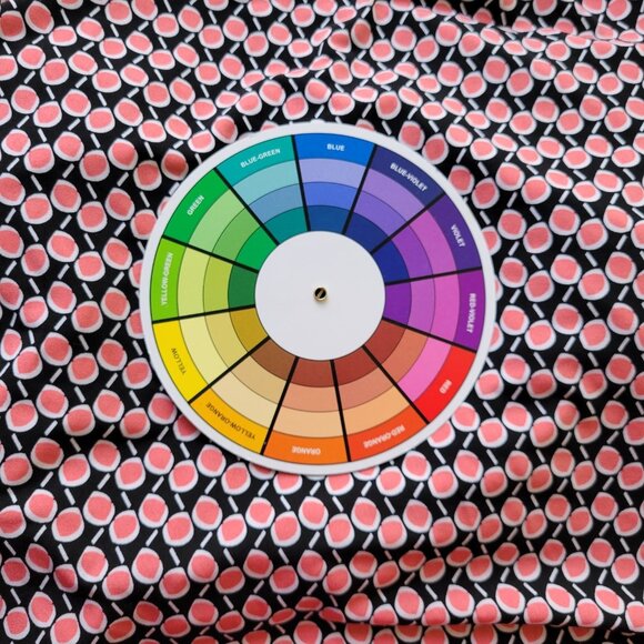 Liz Claiborne Womens Top Extra Large Black Pink Geometric Draped Neck GEO92E - Picture 10 of 10